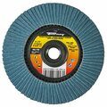 Forney Double Sided Flap Disc, 40/40 Grits, 4-1/2 in 71925